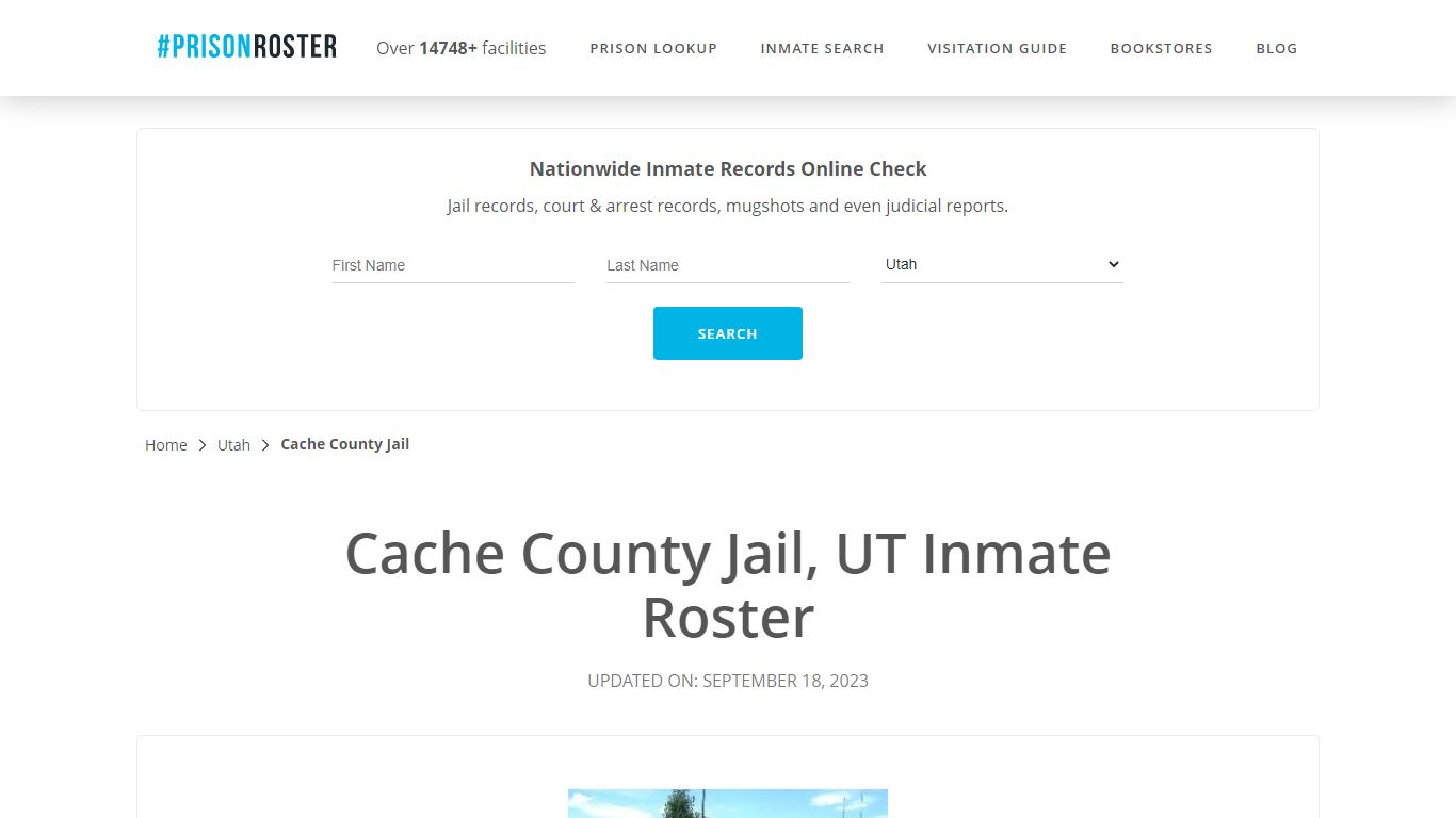 Cache County Jail, UT Inmate Roster - Prisonroster